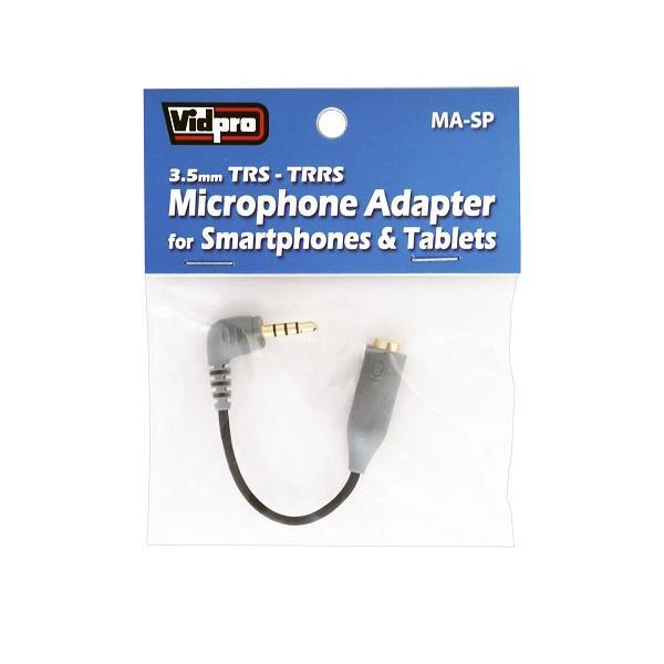 MA-SP 3.5mm TRS to TRRS Microphone Adapter - Vidpro