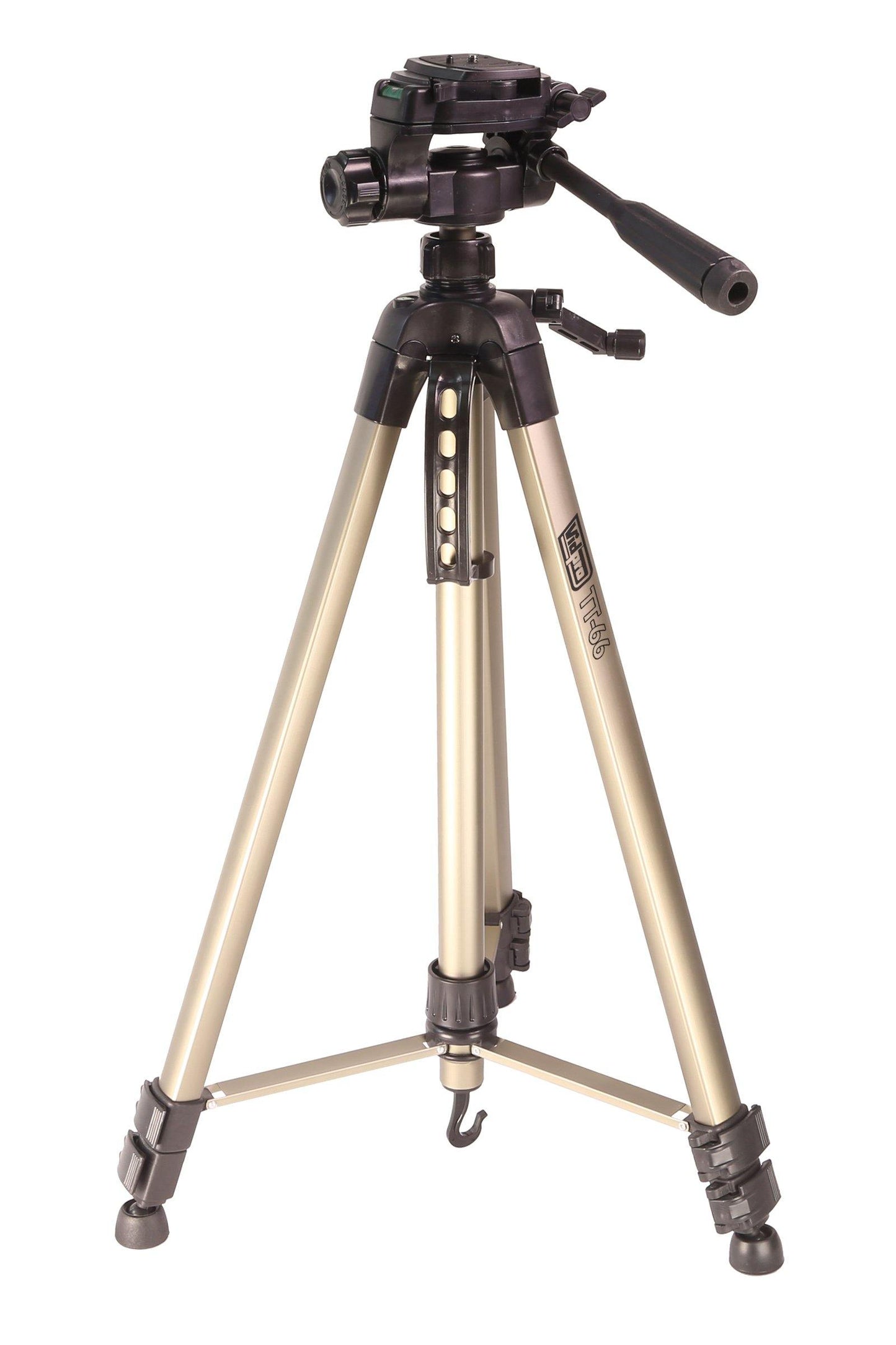 TT Series Heavy-Duty Aluminum Tripods with 3-Way Pan & Tilt Head TT-66 - Vidpro