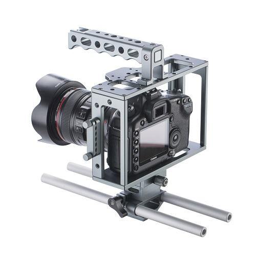 CA-22 Universal Aluminum Camera Cage for DSLRs - Vidpro