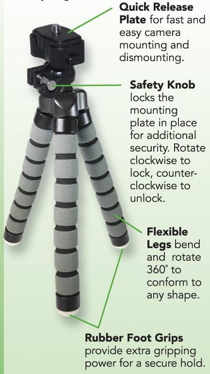 GP-14 Gripster III Flexible Camera Tripod - Vidpro