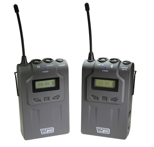XM-W4 Professional UHF Wireless Microphone System - Vidpro