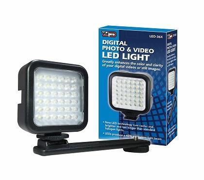 LED-36X On-Camera LED Video Light - Vidpro