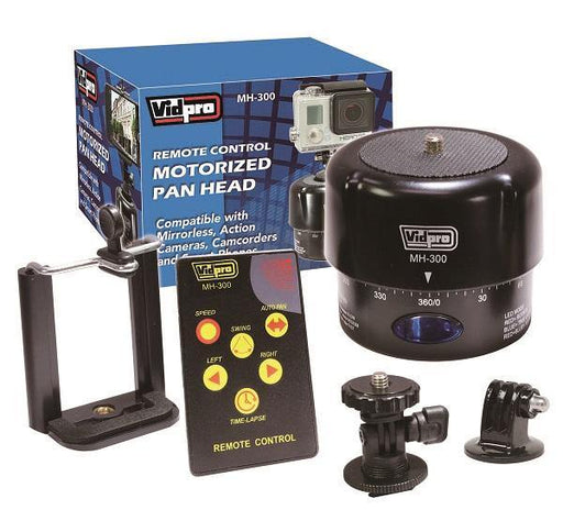 MH-300 Motorized Pan Head with Remote - Vidpro
