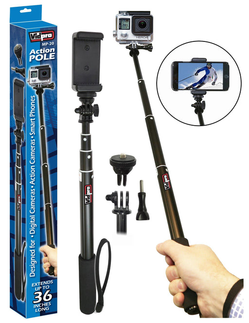 MP-20 Action Pole for GoPro, Digital Cameras & DSLRs - Vidpro