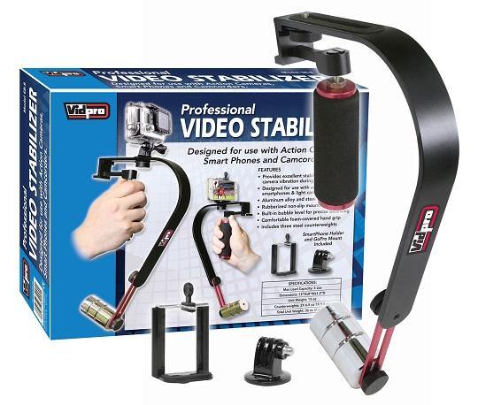SB-8 Video Stabilizer for GoPro, Smartphones and Small Camcorders - Vidpro
