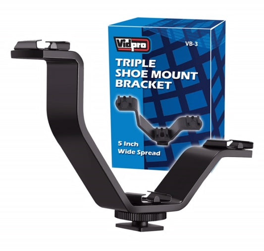 VB-3 Triple Shoe Mounting Bracket - Vidpro