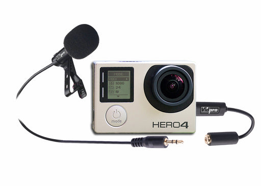 XM-G Professional Lavalier Microphone for GoPro Hero4, Hero3+, Hero3, Hero2 - Vidpro